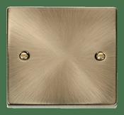 VP ANT/BR 1-GANG BLANK PLATE