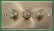 VPAB 3GANG 2WAY 100W LED DIMMER SWITCH