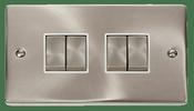VPSAT/CH INGOT 10A 4-GANG 2-WAY SWITCH