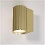 Anna GU10 Fluted Wall Light, Anodised Gold