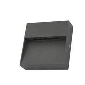 YUKON 1LT W/LT SQUARE EYELID ANTHRACITE IP65 LED