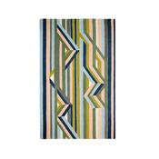 Reflets Sur Le Rhone Vert Riziere Rug - Indaba Design image