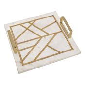 LIBRA - Amara Square Marble Tray - Indaba Design image
