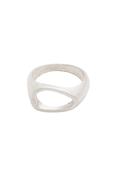 Weird O Signet Hollow (Large) - Sterling Silver