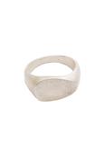 Weird O Signet Solid (Large) - Sterling Silver