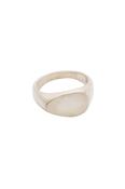 Weird O Signet Solid (Small) - Sterling Silver