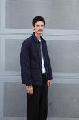 Artikel København A4 Chore Jacket - Navy Blue Heavy Canvas image