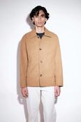 Alfred Faux Suede Jacket - Tan Suede image