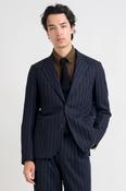 Mansfield Virgin Wool &amp; Cashmere Jacket - Jarman Navy