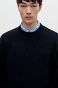 Kid Mohair Crew Knit - Midnight Navy image
