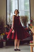 Moon Dress - Dark Cherry image