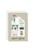 New Home by Rozalina Burkova - Greeting Card