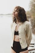 Pearl Reddington Porcelain Cardigan - Cream