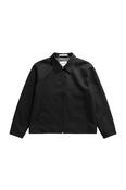 Raabjerg Easy Worsted Wool Jacket - Charcoal Grey image
