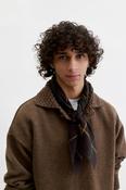Salazar Wool Scarf - Amber Check image