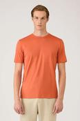 Sunspel Supima Cotton Classic Tee - Copper image