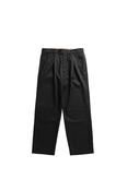 Volda Easy Worsted Wool Pleated Trouser - Charcoal Grey image