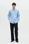 Washed Cotton Volume Shirt - Sky Blue image