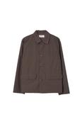 Micro Canvas Warmus Jacket - Brown image