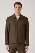 Boiled Wool Harrington Jacket - Loden Green image
