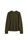 Wool Waffle Longsleeve Tee - Olive image