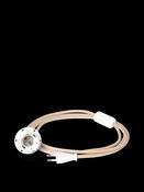 Fabric Cord Set - Lamp Pendant Plug - Sand