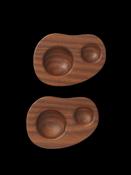 Egg Holder - Cairn - Dark Brown - Set of 2