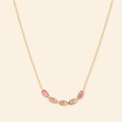 Necklace - Eternal Flame - Pink Cherry Crackle