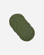 Placemat - Circle - Green