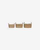 Basket W/Handles - Stella - Nature