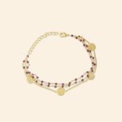 Bracelet - Terra Lace - Red Garnet