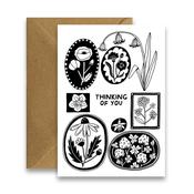 Greeting Card - Floral - Thinking of You Card image