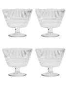 Dessert Bowl - Slots - Clear - Set Of 4 image