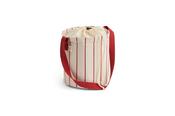 Bottle Bag - Outdoor Market - Beige W/Red Stripe