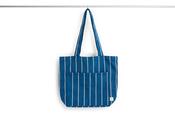 Tote Bag - Outdoor Market - Blue W/Beige Stripe