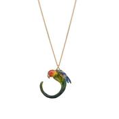 Necklace - Parrot With Looped Tail