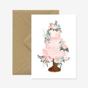 Greeting Card - Wedding Cake