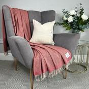 Irish Blanket - Eco Recycled Wool - Fire