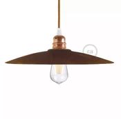 Ceramic Dish Lamp Shade - Cement Effect/White image