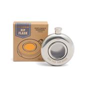 Round Hip Flask - One For The Road