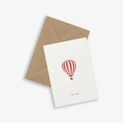 Greeting Card - Hot Air Balloon