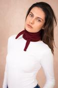 Triangle Scarf - Sophie - Wine
