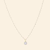 Necklace - Zion - White Moonstone