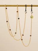 Glasses Chain - Tess - Tiger Eye