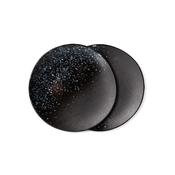 HKliving® 70s Ceramics - Dessert Plate - Stars - Set Of 2