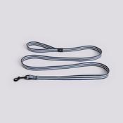 Dog Leash - Flat - Blue/White Stripe