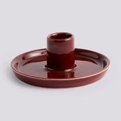 Disc Candleholder - Small - Chestnut Brown image