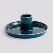 Disc Candleholder - Small - Dark Teal image