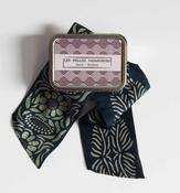 Headband - Silk - Camelia Marine Navy