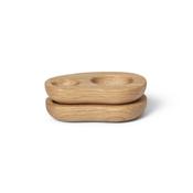 Egg Holder - Cairn - Oak - Set of 2 image